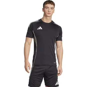 Pánské tričko Tréninkové triko Adidas TIRO 25 COMPETITION černo šedé Velikost: M