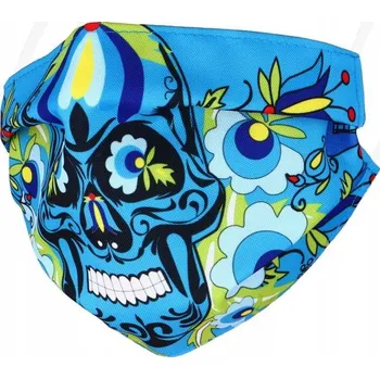 Karnevalová maska Kašubská maska (lebka), lidová folková maska