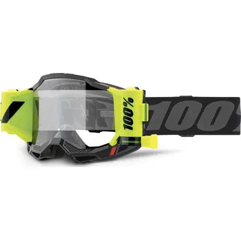 cyklistické brýle Brýle 100% ACCURI 2 FORECAST Goggle Black - Clear Lens