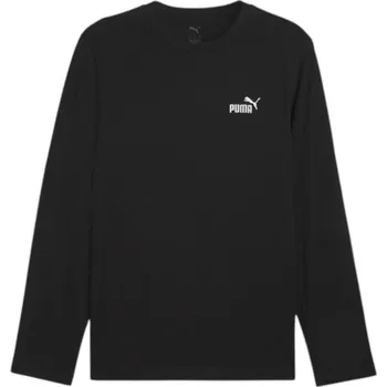 Pánské tričko PUMA PÁNSKÉ TRIČKO S DLOUHÝM RUKÁVEM ESS LOGO LONGSLEEVE TEE ČERNÉ vel. XL