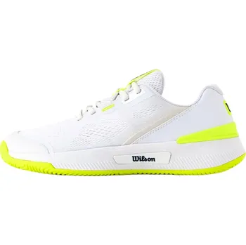 Dámská tenisová obuv Dámská tenisová obuv Wilson Intrigue PRO White/Safety Yellow EUR 38 2/3