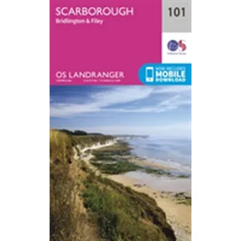 Encyklopedie Scarborough, Bridlington & Filey - Ordnance Survey [EN] (2016, Skládaná mapa, Ordnance Survey)