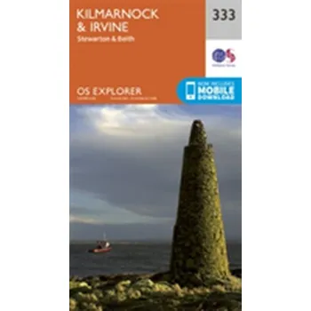Encyklopedie Kilmarnock and Irvine - Ordnance Survey [EN] (2015, Skládaná mapa, Ordnance Survey)