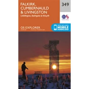 Encyklopedie Falkirk, Cumbernauld and Livingstone - Ordnance Survey [EN] (2015, Skládaná mapa, Ordnance Survey)