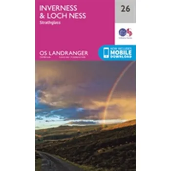 Encyklopedie Inverness & Loch Ness, Strathglass - Ordnance Survey [EN] (2016, Skládaná mapa, Ordnance Survey)