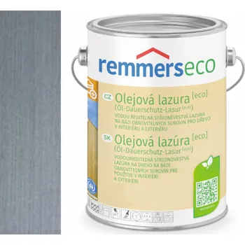 Lak na dřevo Remmers OLEJOVÁ LAZURA [ECO] 2,5l 7669 (FT-26788) Platinově šedá - Platingrau + dárek k objednávce nad 1000Kč