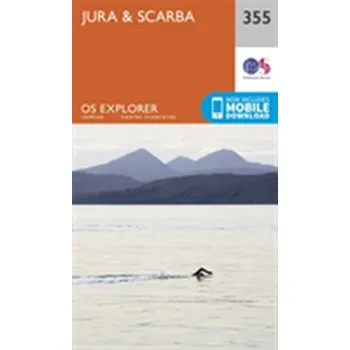 Encyklopedie Jura and Scarba - Ordnance Survey [EN] (2015, Skládaná mapa, Ordnance Survey)