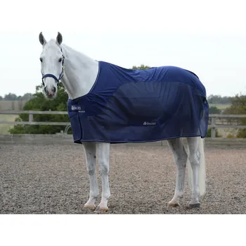Deka pro koně Bucas Deka odpocovací Competition Bucas, síťovaná, navy/silver Délka zad: 135 cm