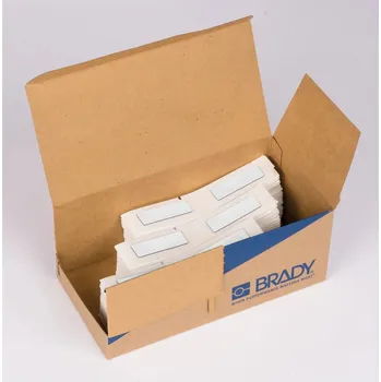 Brady M6-08-7593-WT / 312040, Engraved Plate Replacement Labels, 19 mm x 48 mm