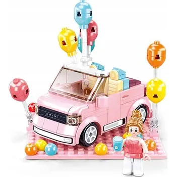ostatní stavebnice Stavebnice Sluban Bricks G185782 autíčko autíčko s balónky 245 dílů
