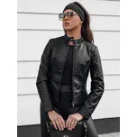 Dámská černá koženková bunda SKINVEX TY4629 Velikost: S