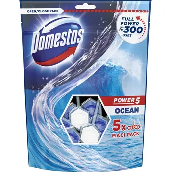 WC čistič Domestos WC Pow 5 (5ks/SAC) Ocean