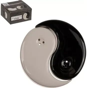 Žertovný předmět Solnička a pepřenka - Jing Jang (Harmonie chutí na vašem stole)