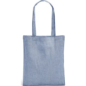 RYNEK. TaTaška z recyklované bavlny (70 %) a polyesteru (30 % rPET) (140 g/m²) - Modrá