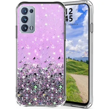 Pouzdro na mobilní telefon Zadní Kryt Radian pro Oppo Reno6 Pro 5G fialový