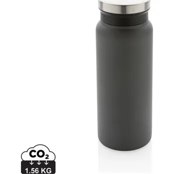 Termohrnek Termo lahev z RCS recyklované oceli 600ml - Šedá