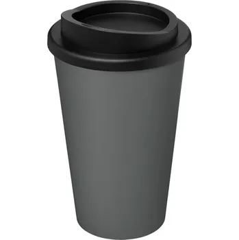 Recycled americano® kelímek s tepelnou izolací 350 ml - Šedá / Černá