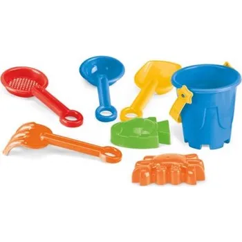 Hračka na písek ALDAN. Plážové kyblík v PP - Světle Modrá