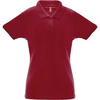 Dámská košile THC BERLIN WOMEN. Dámská polokošile - Bordó / S