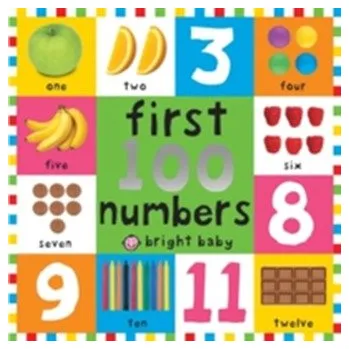První čtění First 100 Numbers - Roger Priddy [EN] (2012, Kartonová knížka, Priddy Books)