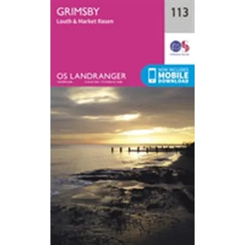 Encyklopedie Grimsby, Louth & Market Rasen - Ordnance Survey [EN] (2016, Skládaná mapa, Ordnance Survey)