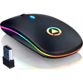 Myš MYŠ BEZDRÁTOVÁ MYŠ TICHÁ OPTICKÁ LED