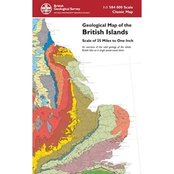 Cestování Geological Map of the British Islands [EN] (2014, Karta, British Geological Survey)