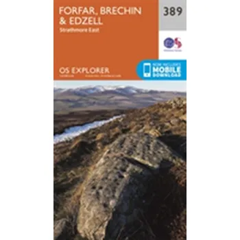 Encyklopedie Forfar, Brechin and Edzell - Ordnance Survey [EN] (2015, Skládaná mapa, Ordnance Survey)