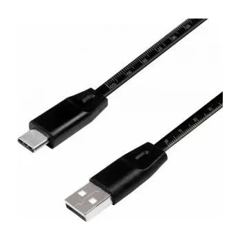 Počítač LogiLink USB-A - USB-C kabel USB 1 m černý (CU0157)
