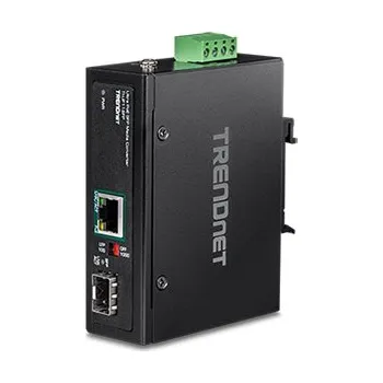 Média konvertor TRENDnet Průmyslový média konvertor, RJ45 - SFP, UPoE (TI-UF11SFP) - 21.22.1349