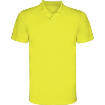 Pánská košile Monzha&nbsp;pánská sportovní polokošile s krátkým rukávem - Fluorescenční žlutá / 3XL
