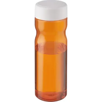 Láhev H2O Active® Eco Base 650 ml screw cap water bottle - Oranžová / Bílá