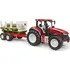 autíčko Bruder Roadmax 03453 traktor s přívěsem a kládami