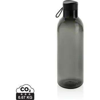 Lahev na vodu Avira Atik 1l z RCS recyklovaného PET - Černá