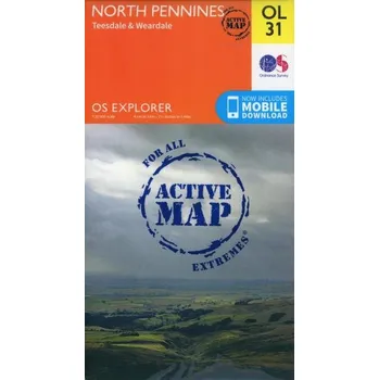 Encyklopedie North Pennines - Teesdale & Weardale - Ordnance Survey