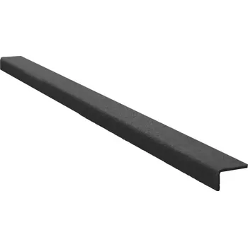 Protiskluzový sklolaminátový profil na schod – úzký, černá, 50 cm