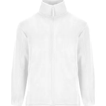 Artic pánská fleecová celorozepínací bunda - Bílá / roly-3XL
