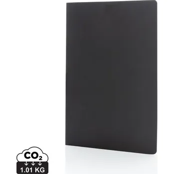 Zápisník Kamenný poznámkový blok A5 Impact s měkkou vazbou - Černá