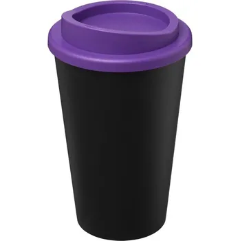Americano Eco 350 ml recyklovaný kelímek - Černá / Purpurová