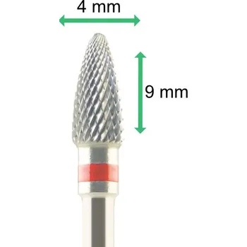 Fréza Tvrdokovová fréza - 9x4mm