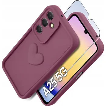 Pouzdro na mobilní telefon Zadní Kryt KrainaGSM pro Samsung, Galaxy A25 5G červený