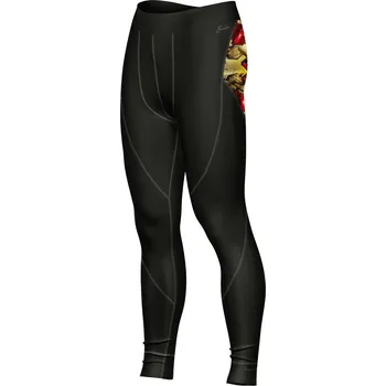 Pánské termo spodky Pánské funkční spodky dlouhé IRON MAN černá Bamboo Thermo - Žlutá / M