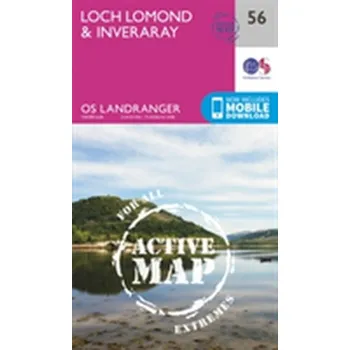 Encyklopedie Loch Lomond & Inveraray - Ordnance Survey [EN] (2016, Skládaná mapa, Ordnance Survey)