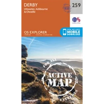 Encyklopedie Derby, Uttoxeter, Ashbourne and Cheadle - Ordnance Survey