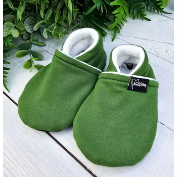 Capáčky Kulišárny Nízké capáčky barefoot s fleesem GRASS VELIKOST: 2 délka stélky: 12cm
