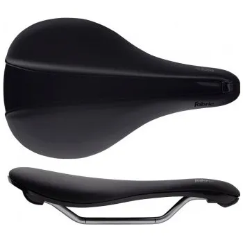 Sedlo na kolo sedlo FABRIC LINE-S ELITE FLAT Cro-Mo155mm blk