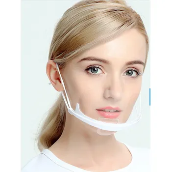 Mini hledí na vousy - průhledný obličejový štít