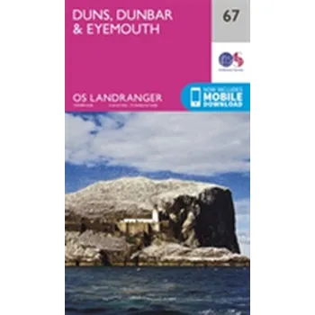 Encyklopedie Duns, Dunbar & Eyemouth - Ordnance Survey [EN] (2016, Skládaná mapa, Ordnance Survey)