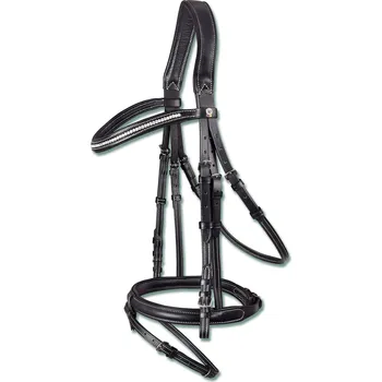 Věšák na sedlo a uzdečku WALDHAUSEN Uzdečka X-Line Supersoft Glam Waldhausen, černá FULL