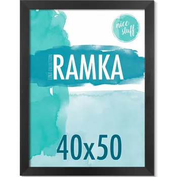 Rám na obraz RÁMEČEK 40X50 Rámeček 40x50 fotorámeček černý MDF rám
